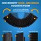Pyle Pyle Sound Isolation Recording Booth Shield - 2" Thick Studio Microphone Dampening Filter Foam PSMRS08 - alternate 4